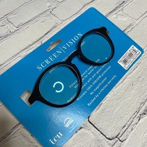 New Screen Vision Round Back Blue Light Filter Glasses Eye